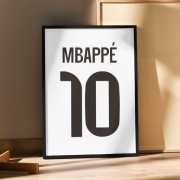 Plakat w ramce Real Madryt Mbappe