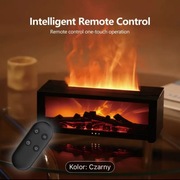 Dyfuzor nawilżacz powietrza Kominek na pilota 7 kolorowe podświetlanie led