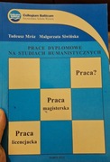 Prace dyplomowe  na studiach humanistycznych