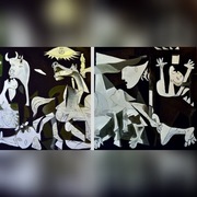 50 Picasso Guernica 2 częściowy ręcznie malowany