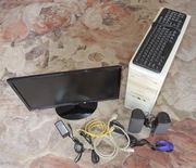 PC: Asus P5B Premium Core 2 Quad Q8300 SSD 120GB Monitor 22" Głośniki 