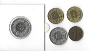 SZWAJCARIA - ZESTAW (1-5-10-20-50)CENTIMES
