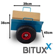 Wózek Transportowy z Regulacją – Udźwig 275 kg, Koła 26 cm