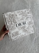 Dior szaro beżowe piękne pudełko prezentowe z logo 28/25 cm