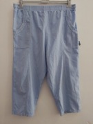 Spodnie niebieskie 7/8 roz.xl wymiary opis firmy FYI 