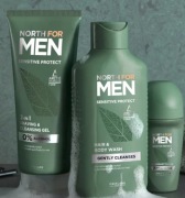 3 SZT ORIFLAME North For Men Sensitive Protect - ZESTAW 