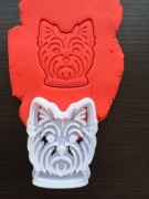 Foremka do masy solnej pies York Terrier