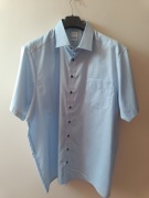 Elegancka Błękitna koszula 100% bawełna marki Olymp z linii Luxor r.48