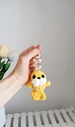 Foka na szydełku, brelok, zawieszka handmade 