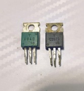 2SA940 / 2SC2073 150V, 1,5A, Toshiba oryg. wylut.