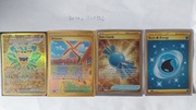 4 Karty Pokemon TCG Złote Secret Rare Ogerpon ex i inne - nowe! folia!