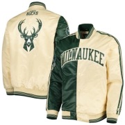 Kurtka Starter Milwaukee Bucks Green/Cream 