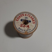 Vintage nici Coats and Clark na drewnianej szpulce duża  szpula