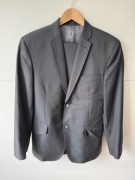 Garnitur wełna/jedwab Joyvi Piero grafitowy 170/46