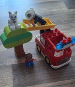 Lego duplo wóz strażacki