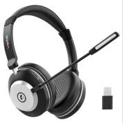 Wantek zestaw słuchawkowy Bluetooth z mikrofonem złączem USB