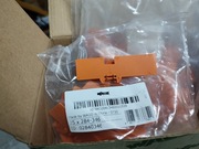 Ścianki końcowe pomarańczowe, 25x284-346. Posiadam 100 szt.