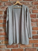 szary otwarty sweterek GAP