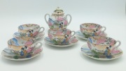 Zestaw porcelany Japan Japonia Gejsza 