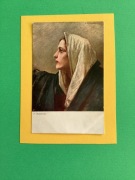 P.STACHIEWICZ - POCZTÓWKA - „PORTRET KOBIETY”