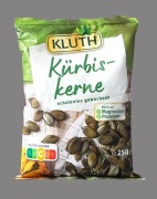 KLUTH Pestki dyni bez łupin naturalne 250g