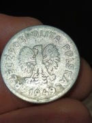 Sprzedam monete 1 zl 1949 r