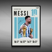 Lionel Messi - Plakat w ramce 30x40cm