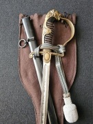 Niemcy, III Rzesza, Szabla z bogatym grawerunkiem, produkcji WMW.