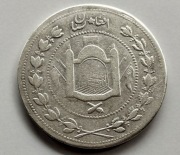 Afganistan 5 Rupii 1908 r Srebro 