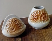 Wazon i serwetnik porcelit MIROSTOWICE