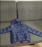 Kurtka pikowana Pepperts, rozmiar 122, granatowo czerwona