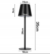 Lampa Led Akumulatorowa Biurkowa Kolor 