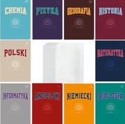 ZESTAW ZESZYTY sSZKOLNE TEMATYCZNE OKŁADKI 10SZT.  INTERDRUK Hybrid 