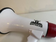 Megafon biało czerwony 