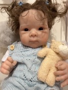 Słodka laleczka reborn jak prawdziwe dziecko lalka realistyczna