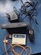 Fiber Converter Eusso UCT6120-SC i switch Planet sw-501