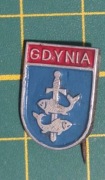 Stara spinka znaczek Herb Gdynia 