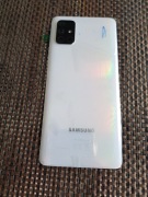 Oryg klapka pokrywa bat Samsung A71 SM-A715 biała