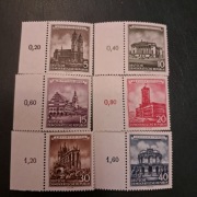 NRD  Historyczne budowli 1955   znaczki  czyste  seria 