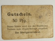 Niemcy Notgeld 50 Pfennig 1914r. Miasto Trebsen - Saksonia - Rzadki