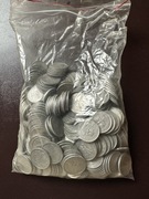 Woreczek złotówek PRL