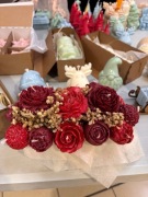 Piękny bukiet świec świeczek hande made