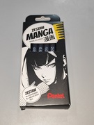 Zestaw Profesjonalnych Cienkopisów Kalibrowanych Pentel Manga Nowe