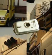 Aparat Cyfrowy Pentax Optio W10 Vintage analog vibe canon sony nikon