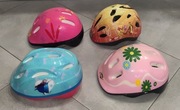 Kask rowerowy dla dziecka, zestaw 4 sztuk