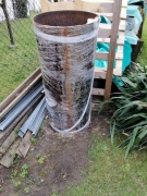 Tuleja walec pług,przepust120x51cm 4mm grubości