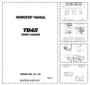 Takeuchi TB45 Service Manual Instrukcja serwisowa naprawcza