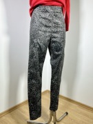 Spodnie F&F panterka damskie szare rurki wysoki stan XL 42 elastyczne