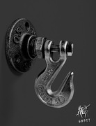 Wieszak na odzież w stylu vintage industrialnym  rustykalny hak na ubrania.