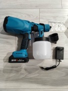 Pistolet do malowania akumulatorowy malarski stan BDB